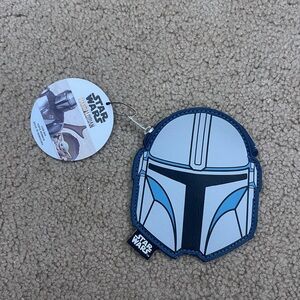 Star Wars Mandalorian Helmet mini coin purse